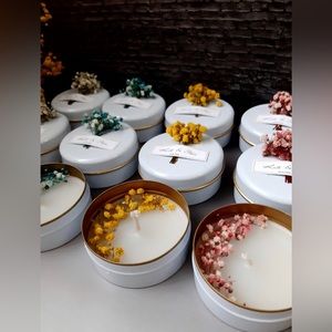 Natural soy wax candle•Fall scent christmas